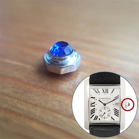 cartier watch crown replacement